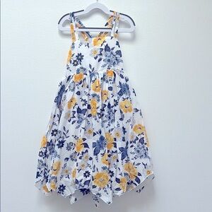 joie Floral Kids Dress in Yellow and Blue size:8